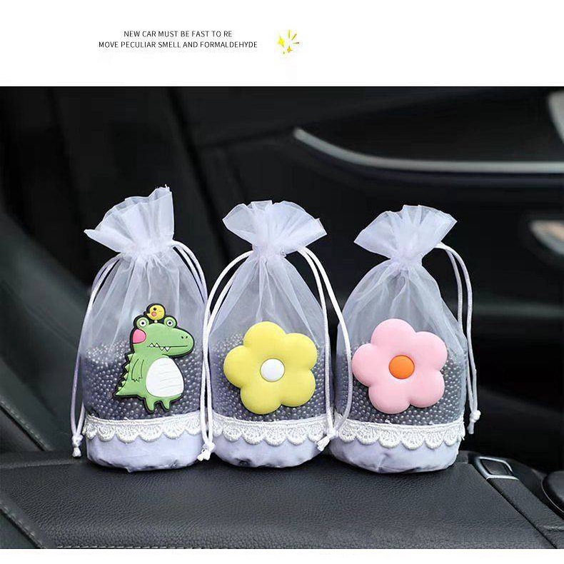 New Car Formaldehyde Removing House Formaldehyde Removal Must-Have for New Car Artifact Car Cartoon Deodorant Activity Bamboo Charcoal Package Deodorant Auto department store supplies