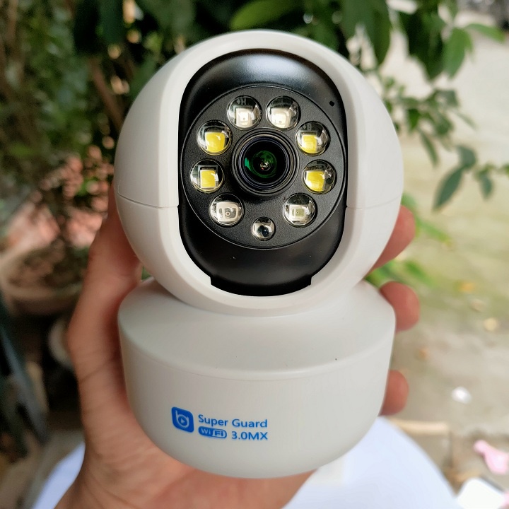 Camera wifi không dây thông minh Super Guard SP036 3.0Mpx siêu nét, đàm thoại 2 chiều, ban đêm có màu