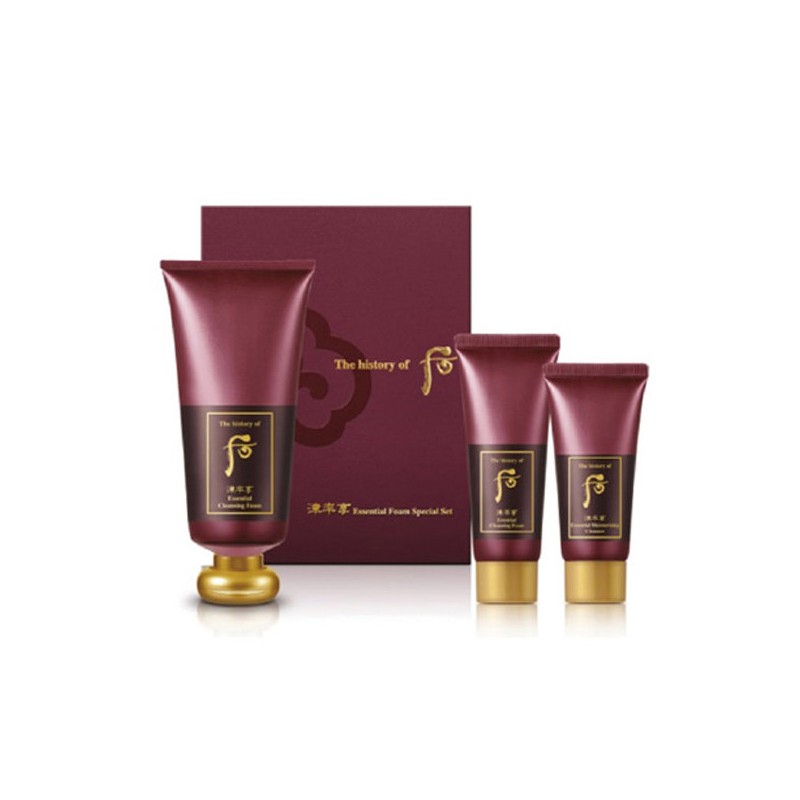 Set Sữa Rửa Mặt Whoo Essential Cleansing Foam