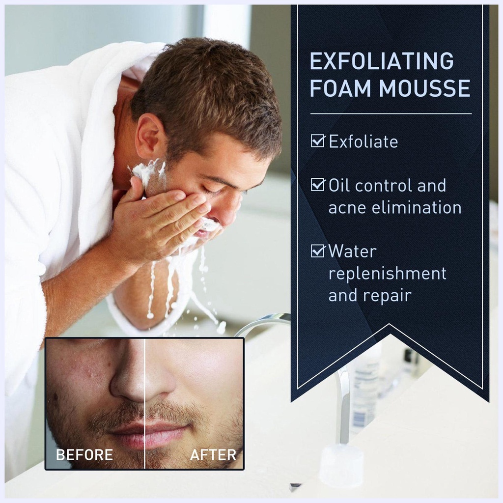 Sữa Rửa Mặt Tạo Bọt Cân Bằng Sâu Cho Nam Giới