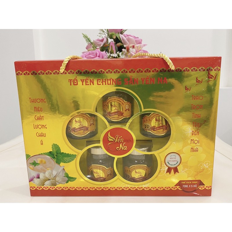 Yến Sào Yến Na. Tổ Yến Chưng Sẵn Có Đường 70ml (20% yến)