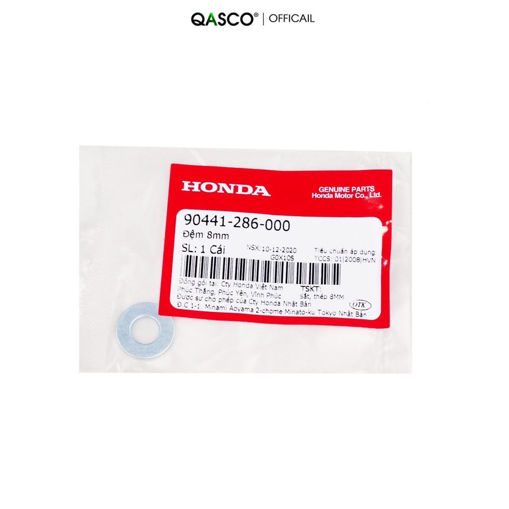 Đệm HONDA cỡ 8mm (90441286000)