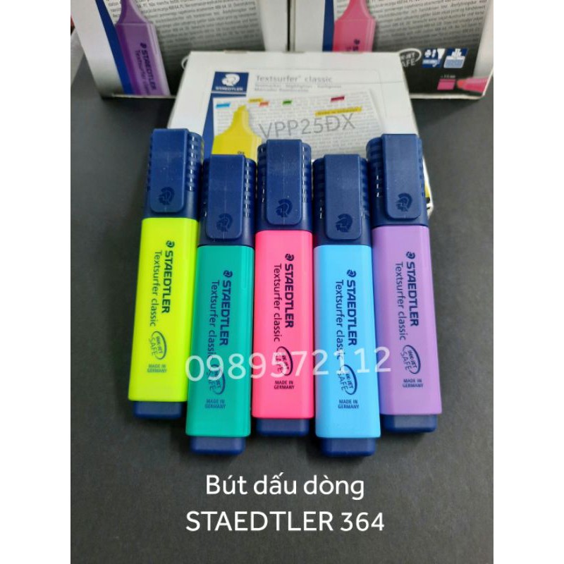 Bút dấu dòng đức staedtler 364-Bút highlight,dạ quang đức.