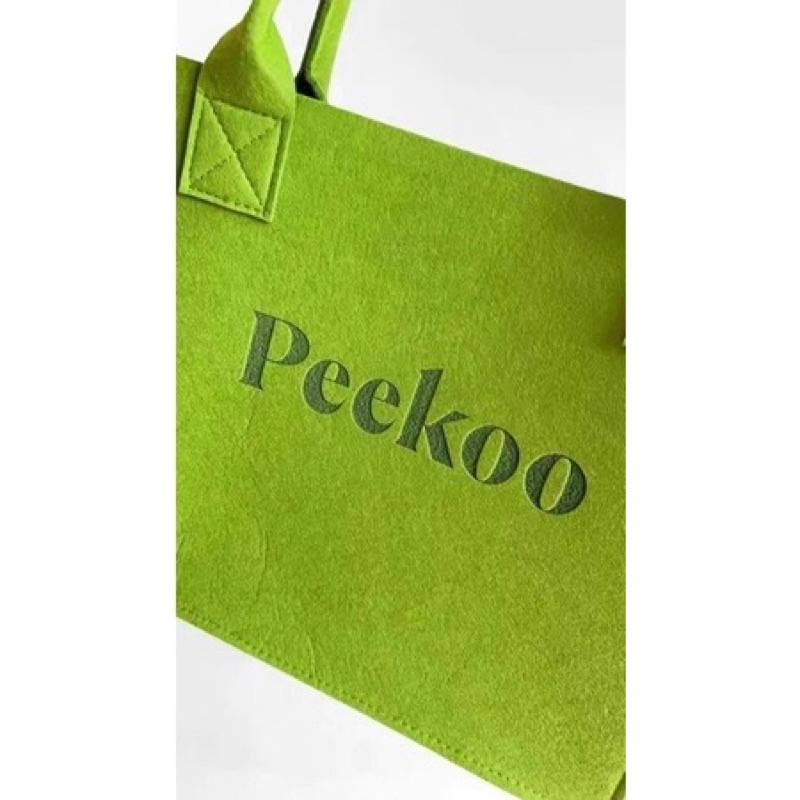 Túi xách Peekoo siêu đẹp siêu to đi du lịch đi biển túi để đựng cơm hoặc đựng bỉm sữa đều được nha!