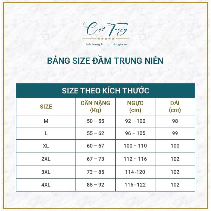 Váy đầm trung niên dự tiệc Cát Tường - Đầm suông hoa trẻ trung, sang trọng - Thiết kế mới nhất 2021