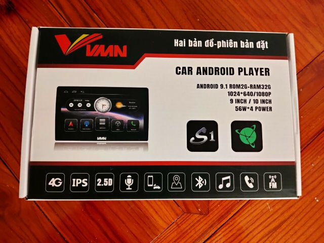 màn hình xe hơi android VMN android 9.1 điều khiển bằng giọng nói