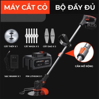 Lightshop9 - Máy Cắt Cỏ Cầm Tay Pin Lithium KUSEN MOWER GERMAN (Full Box) - hàng cao cấp
