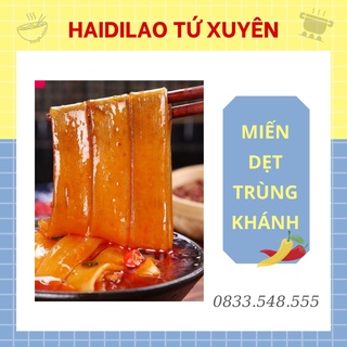 Miến dẹt trùng khánh ăn lẩu siêu phê- sợi miến khoai lang mềm, dẻo, đặc biệt phù hợp ăn lẩu cay haidilao