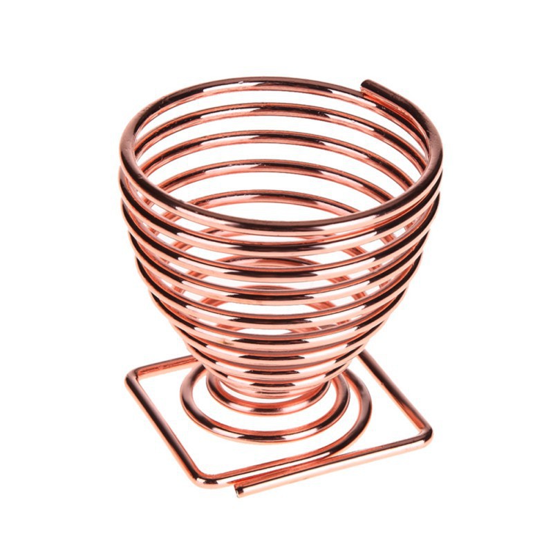 Giá để mút trang điểm màu vàng hồng sang trọng