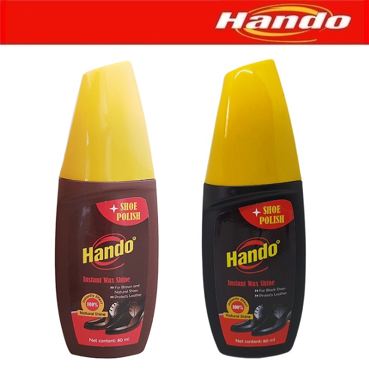 Xi nước vệ sinh đánh bóng giày da nhanh hando 80ml