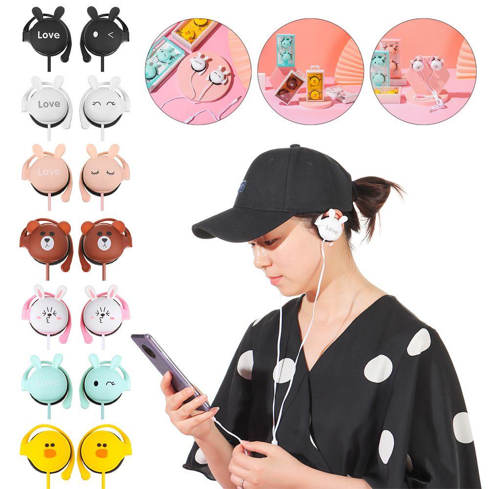 MYRONGVN Phụ Kiện Tai Nghe Có Dây Hình Thỏ Mới