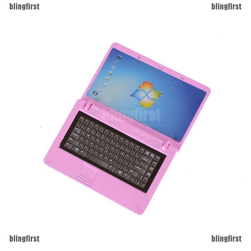 Set 3 búp bê Laptop mini tỉ lệ 1 / 12 cho bé chơi búp bê