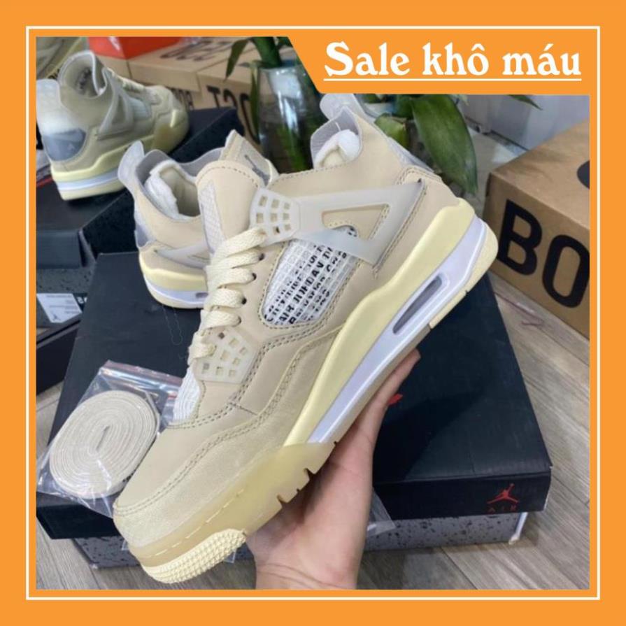 Giày Sneaker Jordan 4 Off White Full Box Full Phụ Kiện Freeship | BigBuy360 - bigbuy360.vn