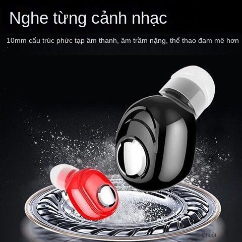 > Bluetooth không dây tai nghe mini siêu nhỏ thể thao vô hình chờ lâu vivo Huawei oppo Apple điện thoại di động phổ t