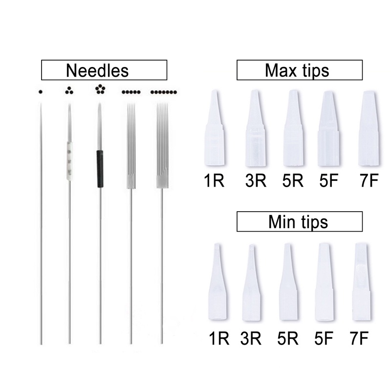 Set 100 Kim Xăm Chân Mày/Môi/Môi Tiện Dụng