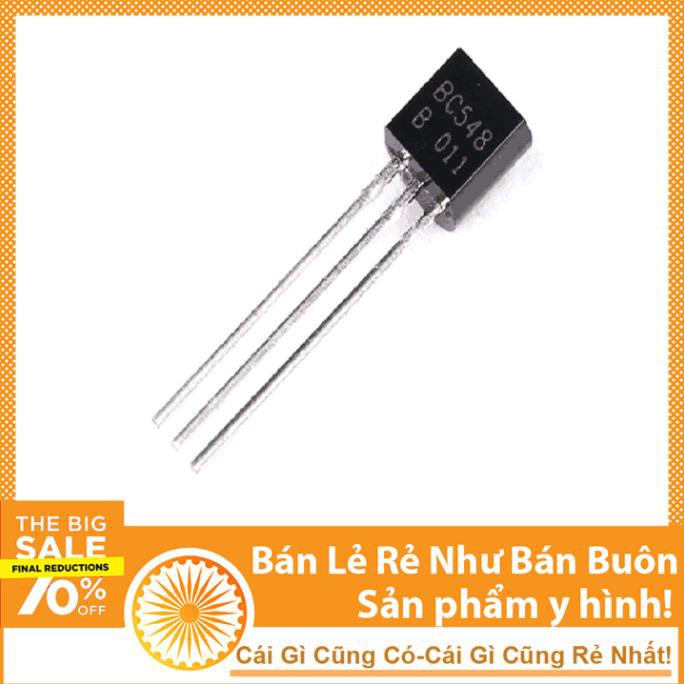 BC548 TO-92 30V/0.1A NPN Giá Rẻ