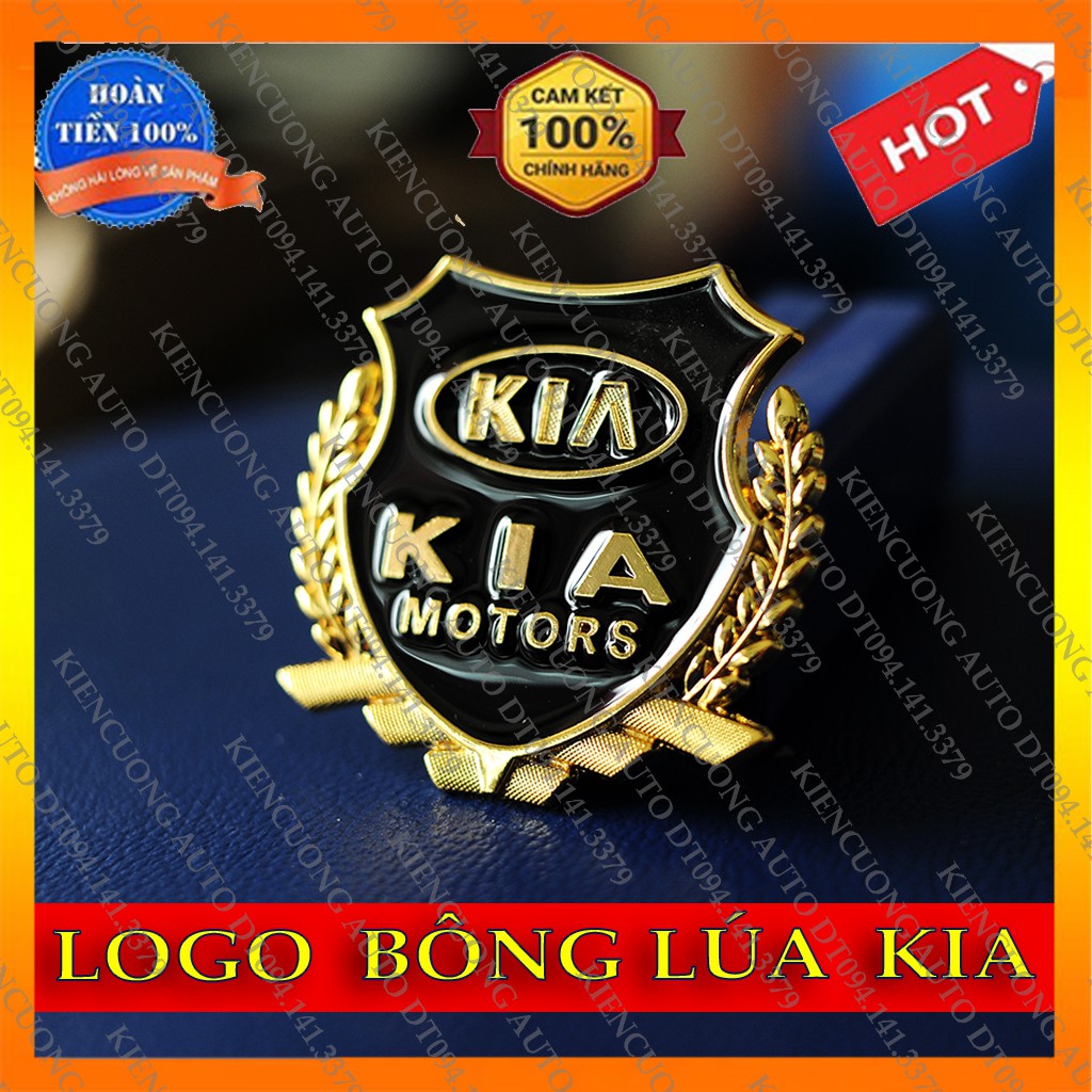 Bộ 2 logo bông lúa Kia