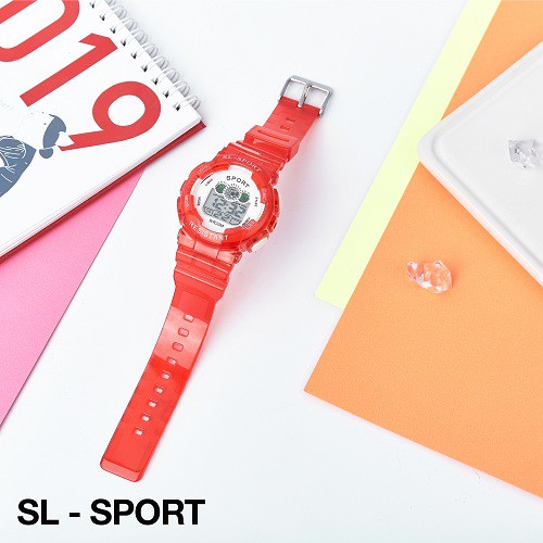 Siêu chống nước-Đồng Hồ Nam SL SPORT Thể Thao FULL BOX cao cấp dây cao su đúc đặc chống nước TUYỆT ĐỐI siêu bền