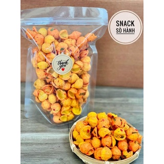 snack ốc sò cà na sấy mỡ hành siêu thơm ngon
