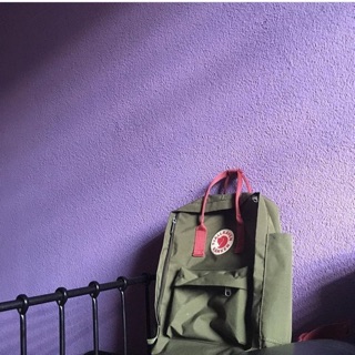 Balo kanken rêu / quai hồng