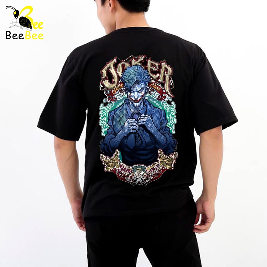 Áo thun in hình BEEBEE jocker -JK002  100% COTTON