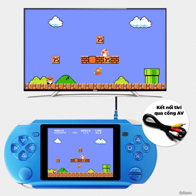 ⭐Máy cầm tay bỏ túi chơi game FULL box nhiều loại game Station PVP 3000 mới. Tặng kèm bao tay chơi game