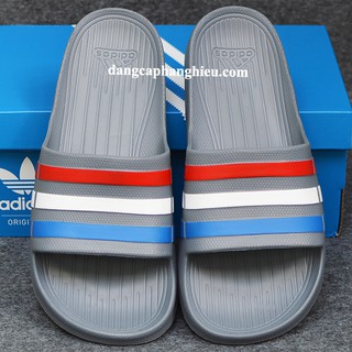 Dép Adidas Duramo chính hãng xám đỏ trắng xanh