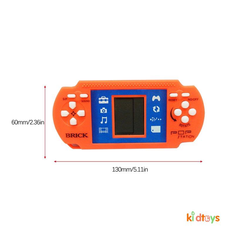 Máy chơi game xếp gạch cầm tay có màn hình LCD cao cấp cho bé