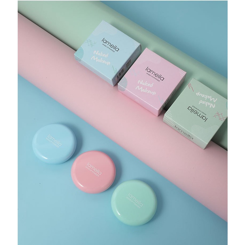 ☘️ Phấn nền nén NAKED PASTEL 5046 nội địa chính hãng mịn da mỏng nhẹ thiết kế đáng yêu