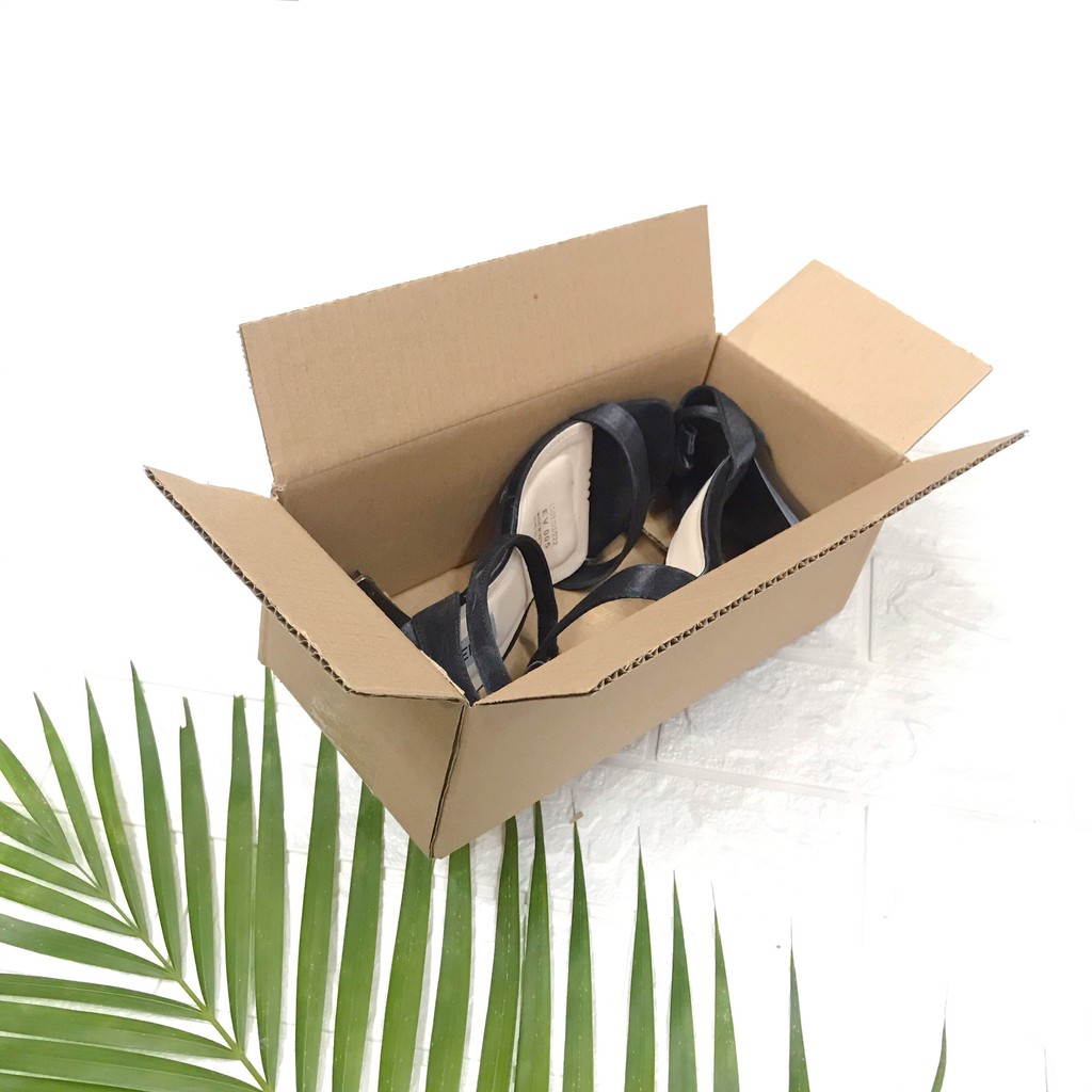 Hộp giấy carton size 25x15x15cm (M3) - đựng giày dép, dầu gội, sữa tắm, linh kiện, chai lọ