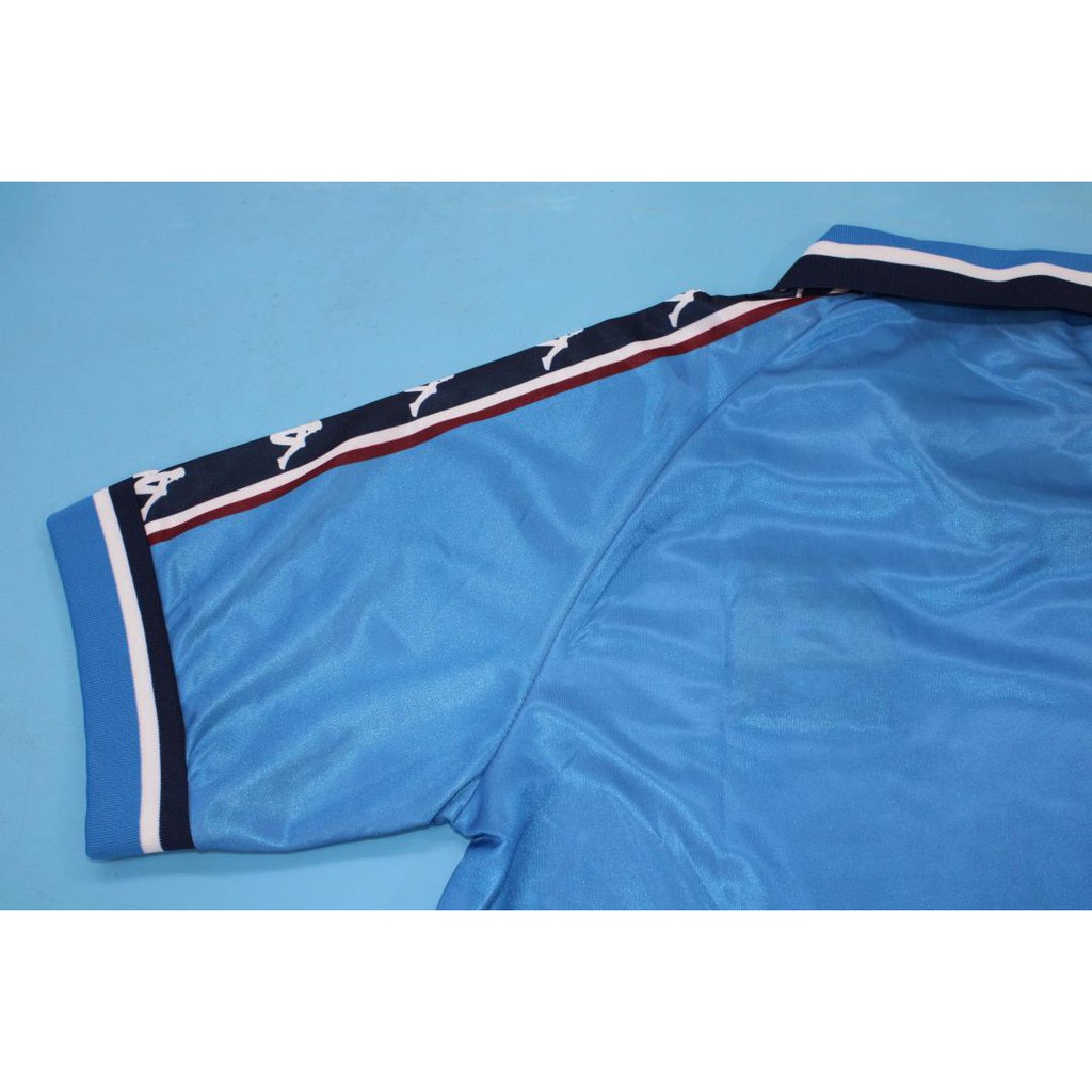 Áo Bóng Đá Đội Tuyển Manchester City 1998-99 Phong Cách Retro Cho Nam