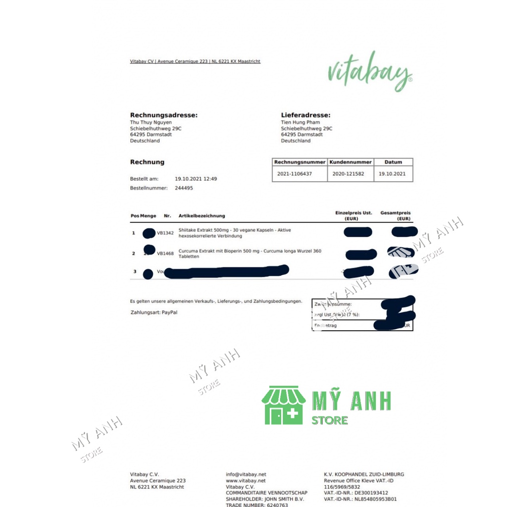 AHCC ĐỨC 500mg 30v tăng miễn dịch tiêu diệt HPV