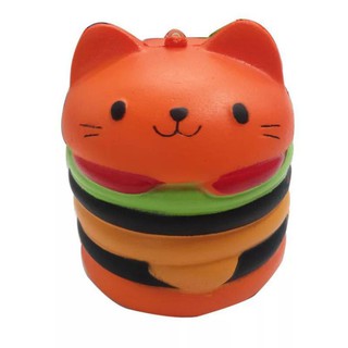 tkdc humberger mèo - squishy bóp mềm dễ thương