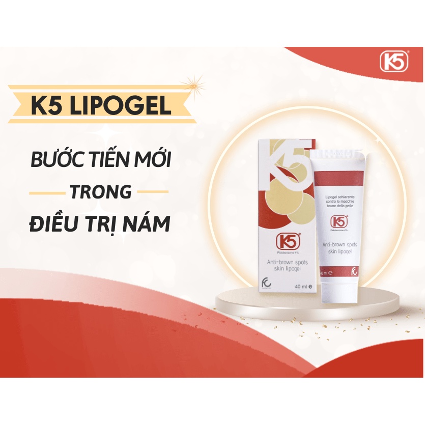 KEM K5 LIPOGEL 40ML HỖ TRỢ LÀM SÁNG DA MỜ NÁM