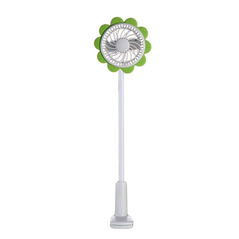 Quạt USB Mini Hình Hoa Hướng Dương Cho Xe Đẩy Em Bé