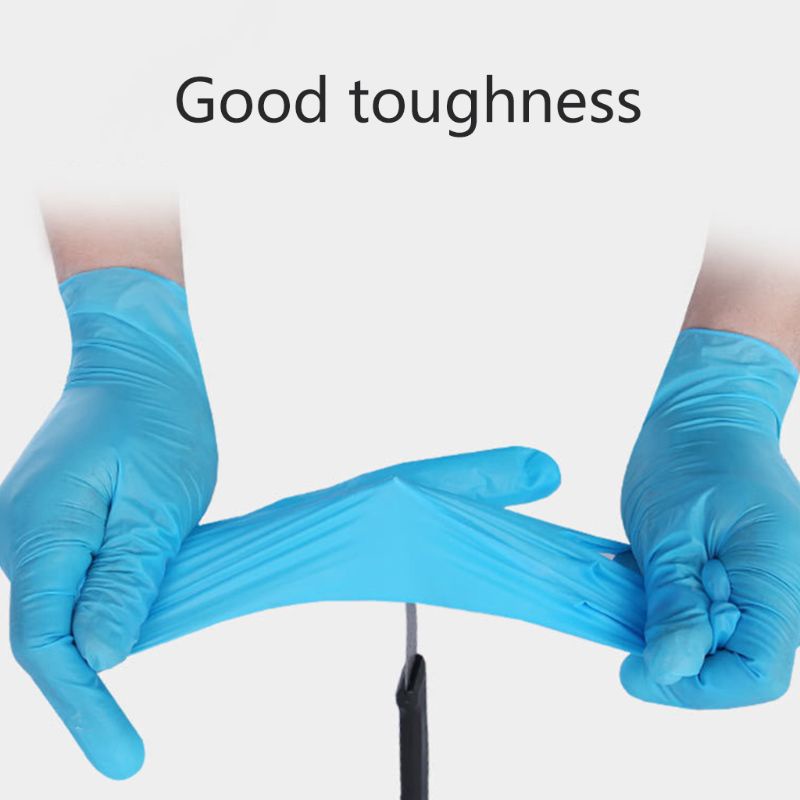 Găng Tay Cao Su Nitrile Dùng Một Lần Chống Thấm Nước An Toàn Đa Ứng Dụng