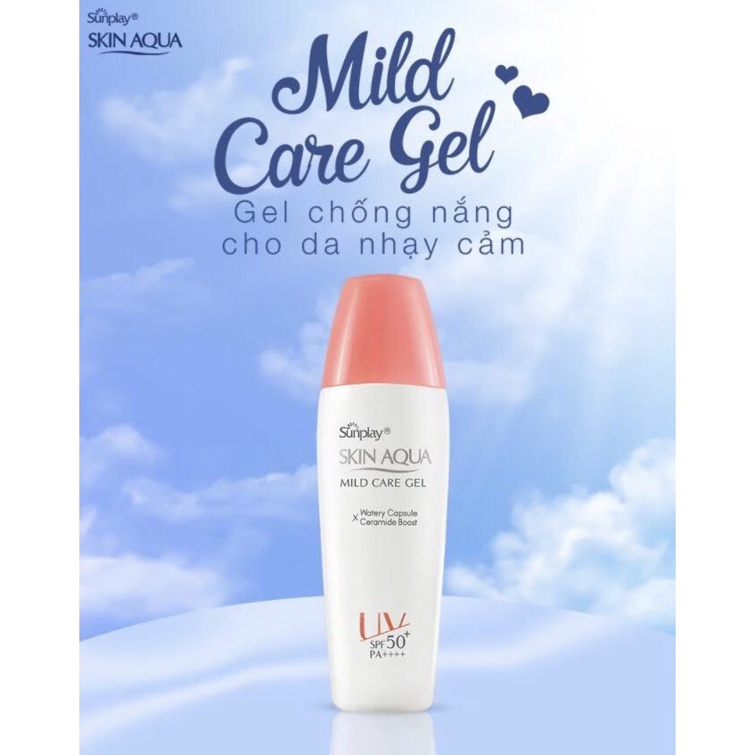 Kem Chống Nắng Dành Cho Da Nhạy Cảm Sunplay Skin Aqua Mild Care Gel SPF50 +/ PA +++ 25g