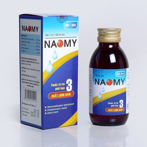 Siro Naomy giảm ho TW3 Lọ 60ml