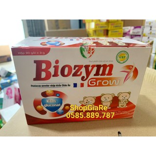 Biozym Grow giúp bé ăn ngon ngủ tốt, tăng cường sức đề kháng bé thông minh, hỗ trợ bé kén ăn, bổ sung kẽm