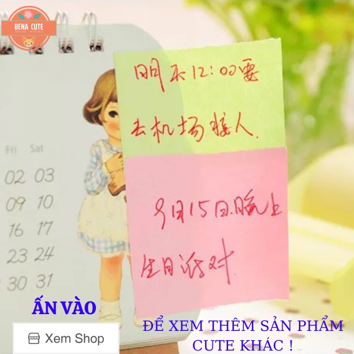 Giấy note cuộn🌜MINI🌛 tiện dụng thỏa mãn sáng tạo nhiều màu sắc