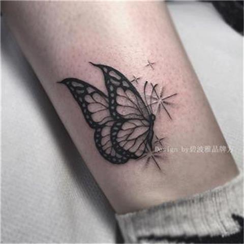 Hình xăm dán tạm thời chống nước hình bướm độc đáo cho nữ