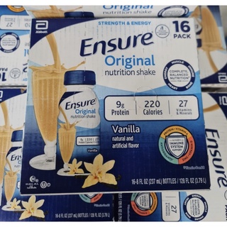 SỮA ENSURE NƯỚC 237ML MỸ THÙNG 16 CHAI