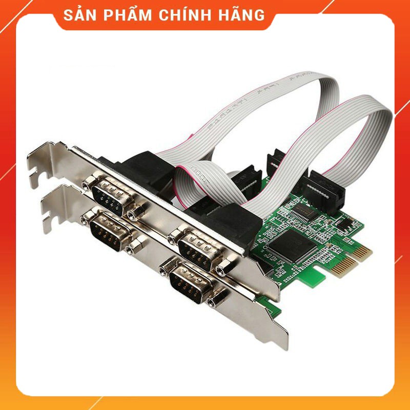 Card PCI Express To 4 Com rs232 - Hàng Chính Hãng