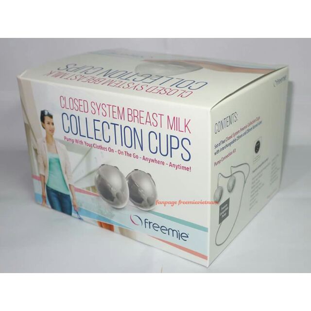 Cup hút sữa rảnh tay freemie ( phiên bản mới)