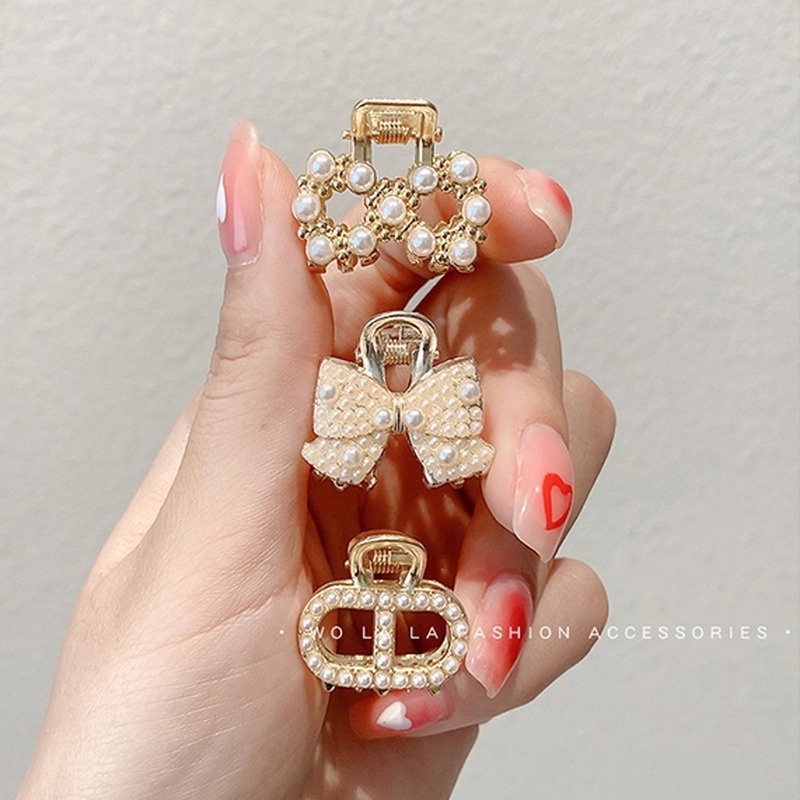 Kẹp Tóc Kim Loại Đính Đá Thời Trang Hàn Quốc Cho Nữ