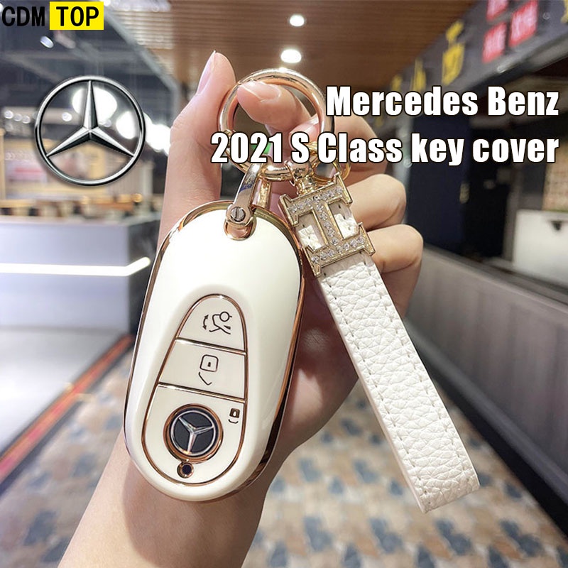Vỏ Bảo Vệ Chìa Khóa Xe Hơi Mercedes Benz 2021 C Class S Class W223 S350 S400 S450 S500 C200 C260 2021