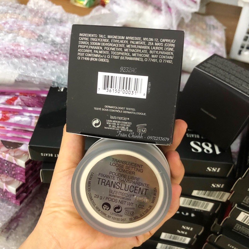 Mẫu mới 2022 - Phấn phủ bột Laura Mercier Translucent Loose Powder
