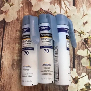 Xịt chống nắng Neutrogena Ultra Sheer Body Mist Sunscreen Boad Spectrum SPF 70 141g