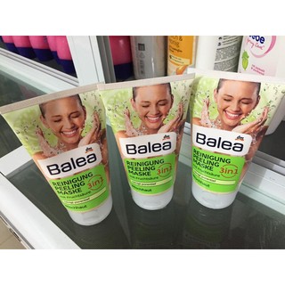 Sữa rửa mặt tẩy tế bào chết 3 in 1 Balea