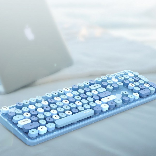 Bộ bàn phím và chuột không dây MOFii N720 MẪU MỚI màu hồng và đen cực đẹp | BigBuy360 - bigbuy360.vn